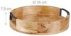 Relaxdays Rundes Tablett aus Mangoholz Bild 5