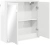 vidaXL Badezimmerspiegelschrank mit Tür Hochglanz Weiß 60 x 20 x 60 cm 888781 Bild 5
