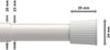 SPANNSTANGE/DUSCHVORHANGSTANGE Serrofix 80-130 cm, 26/23 mm Ø Weiß Bild 2
