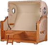 Strandkorb Komplettset - bene living - Königssee 3-Sitzer Teak - PE shell - Modell 534 - inkl. Liftersystem Bild 5