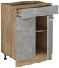 Küchenunterschrank R-Line Beton 60 cm mit Schublade, ohne Arbeitsplatte Vicco Bild 4