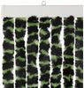 Moritz Flauschvorhang aus Chenille 56 x 185 cm grün schwarz gestreift Türvorhang als Fliegenschutz Insektenschutz für Camping Wohnwagen Bild 3