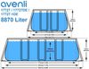 Avenli Framepool 17727 E-Com-Packaging (Stahlrahmenpool, ohne Zubehör), Auch als Ersatzpool geeignet Bild 3