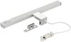 SEBSON Spiegelleuchte LED Spiegellampe Bad 40cm, Aufbauleuchte 400x97x44mm, Klemmleuchte, LED, neutralweiß, Montage an Schrank und Spiegel möglich, 4000K, IP44, Aluminium, 9W Bild 2