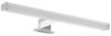 SEBSON Spiegelleuchte LED Spiegellampe Bad 40cm, Aufbauleuchte 400x97x44mm, Klemmleuchte, LED, neutralweiß, Montage an Schrank und Spiegel möglich, 4000K, IP44, Aluminium, 9W Bild 3