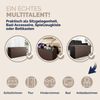 CASARIA® Faltbare Sitztruhe mit Stauraum Kunstleder Braun L Bild 5