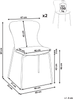 Esszimmerstuhl 2er Set PITSBURG Beige Bild 2