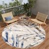 Tapiso Outdoorteppich PATIO, rund, Höhe: 6 mm, Wasserfester Outdoor Teppich, pflegeleicht & robust Bild 2
