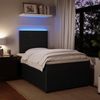vidaXL Boxspringbett mit Matratze Schwarz 120x200 cm Samt 3294606 Bild 4