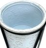 DanDiBo Blumenhocker mit Topf Metall Schwarz Weiß S 50 cm Blumenständer 96043 Blumensäule Modern Pflanzenständer Pflanzenhocker Bild 5