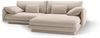 Micadoni Ecksofa Torino 4-Sitzer Rechts Strukturierter Stoff Helles Beige Bild 4