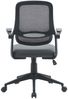 Bürostuhl Erogil mit Armlehne, ergonomisches Netzgewebe, modern, höhenverstellbar, grau Bild 3