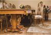 Casa Padrino Luxus Barock Esszimmer Stuhl Braun / Gold H. 120 cm - Barockstil Möbel Bild 3