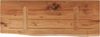 vidaXL Baumkante ohne Halterungen, Massivholz Akazie natur, 70 x 30 x 3,8 cm Bild 5