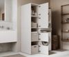 Platan Room Hochschrank Badschrank Beatrice 187x45x65cm Hochschrank Wäscheschrank Badregal 187cm hoch Bild 4