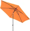 Doppler myZone Sonnenschirm / Mittelmastschirm "Push Up 300", orange, Ø 300 cm Bild 3