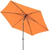 Doppler myZone Sonnenschirm / Mittelmastschirm "Push Up 300", orange, Ø 300 cm Bild 2