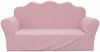 vidaXL Kindersofa 2-Sitzer Rosa Weicher Plüsch 357051 Bild 3