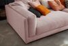 KAWOLA Big Sofa RAINA Cord rosa 85 x 150 x 254 cm Bild 4