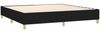vidaXL Boxspringbett mit Matratze & LED Schwarz 200x200 cm Stoff, Härtegrad: H2 [3135623] Bild 5