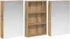 vidaXL Badezimmerschrank-Set 3 pcs 120 x 10,5 x 60,5 cm Holzwerkstoff 3403735 Bild 5