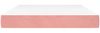 vidaXL Taschenfederkernmatratze Mittel Rosa 140x210x20 cm Samt 4016587 Bild 3