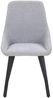 Esszimmerstuhl 2er Set in Farbe Grau und Schwarz mit Metallbeinen 51 x 47 x 87 cm Bild 3