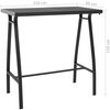 vidaXL 7-tlg. Gartenbar-Set Schwarz 3073578 Bild 5