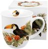 DUO World of Birds Becher 400 ml TOUCAN New Bone China Porzellan Bild 2