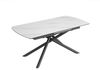 riess-ambiente Esstisch MIKADO 180-230cm weiß/schwarz - Keramik, ausziehbar, Sterngestell (Einzelartikel, 1-St), Marmor-Design & bis zu 10 Personen - ideal für Dein Esszimmer Bild 4