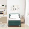 vidaXL Boxspringbett mit Kopfteil Dunkelgrün 200 x 80 cm Samt 3341387 Bild 3