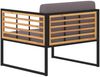vidaXL Gartenstühle mit Auflagen 2 Stk. Massivholz Akazie Dunkelgrau 46508 Bild 4
