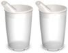 Ornamin Schnabelbecher Pflegebecher mit Schnabelaufsatz/Trinkaufsatz, 2-tlg, Kunststoff, Trinkhilfe l Alltagshilfe l BPA-frei l bruchstabil l Made in Germany Bild 5