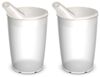 Ornamin Schnabelbecher Pflegebecher mit Schnabelaufsatz/Trinkaufsatz, 2-tlg, Kunststoff, Trinkhilfe l Alltagshilfe l BPA-frei l bruchstabil l Made in Germany Bild 4