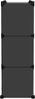 vidaXL Regalsystem mit 9 Würfeln und Türen Schwarz PP 340558 Bild 5