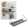 METALTEX 377013000 Mural Line Ablage 45 x 15 x 12 cm schwarz / Aufbewahrungssystem Bild 2