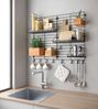 METALTEX 377013000 Mural Line Ablage 45 x 15 x 12 cm schwarz / Aufbewahrungssystem Bild 3