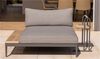 Daybed XL Topaz, Aluminium, Grau, 158 x 68 x 130 cm Bild 3