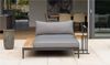 Daybed XL Topaz, Aluminium, Grau, 158 x 68 x 130 cm Bild 4