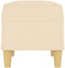 vidaXL Sitzbank Creme 70x35x41 cm Stoff 349369 Bild 4