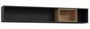FORTE High Rock Wandpaneel, Holzwerkstoff, Schwarz/Braun, 150,2 x 26 x 22,2 cm Bild 2