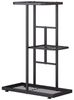 GarveeMore Blumenständer Pflanzenständer Indoor Outdoor 3Etagen mit 4Töpfen Metall-Blumenregal, Pflanzenregal Ecke Display Rack für Terrasse Garten Balkon Wohnzimmer Bild 2