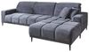 Massivart® Ecksofa MARISOL Cord grau, beige, rost, grün / 286 cm / Cordsofa, Kopfteilverstellung / Sitztiefenverstellung / Nosagunterfederung Bild 4