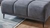 Massivart® Ecksofa MARISOL Cord grau, beige, rost, grün / 286 cm / Cordsofa, Kopfteilverstellung / Sitztiefenverstellung / Nosagunterfederung Bild 3
