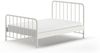 Metallbett Kay 147x207x110 Einzelbett Metall Weiß matt Bild 2