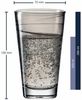 Leonardo 'Vario Struttura' Trinkglas, Kalk-Natron Glas, 280 ml, 1x Trinkglas, Anthrazit Bild 2