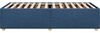 vidaXL Bettgestell ohne Matratze Blau 100x200 cm Stoff 3284714 Bild 5