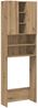 vidaXL Waschmaschinenschrank Artisan-Eiche 64x25,5x190 cm 856650 Bild 2