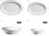 Mäser 931735 Kombiservice Professional Dining für 6 Personen, Porzellan, weiß (1 Set, 24-teilig) Bild 3