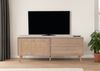 MCW TV-Rack MCW-M38-T, Türe mit handgefertigtem natürlichen Kubu Rattan Bild 2